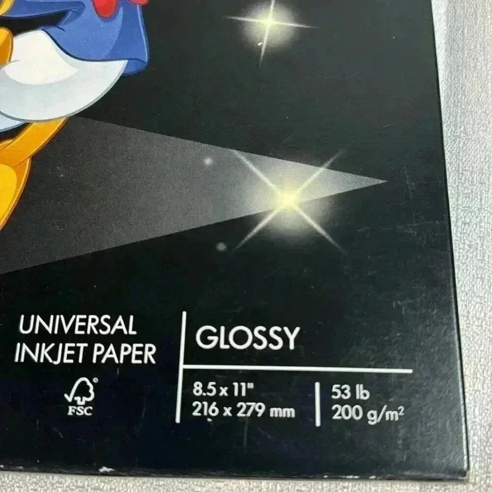 HP Glossy‎ photo paper (8.5